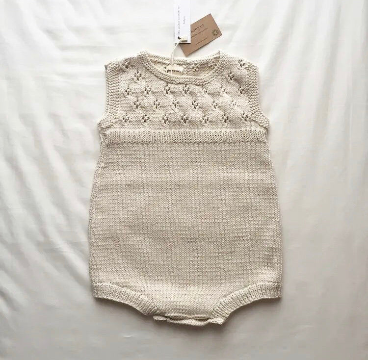 Phoenix Romper, Sleeveless - Natural